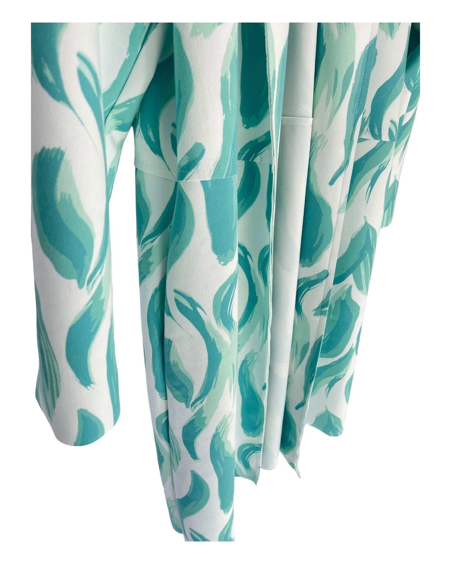 Maxi Klänning Dam Mönstrad Lång Klänning i Polyester med Sidfickor-3