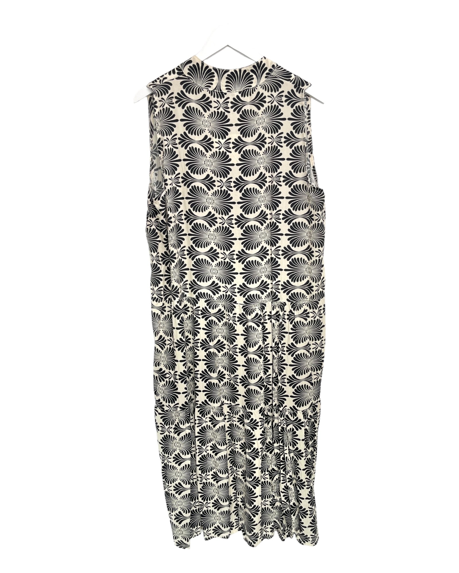 Fina Dam Klänningar V-ringning Italiensk Design 100% Viskos-4