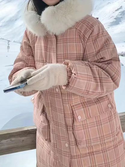 Variant image for Lång Vinterrock Dam Elegant Design Högkvalitativt Material-1