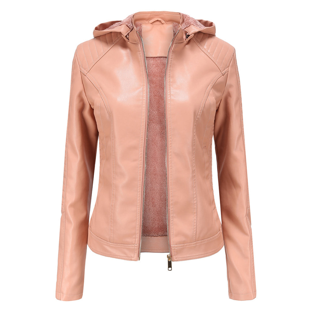 Vinterjacka Dam Elegant Design Polyester Lång Vinterjacka 8