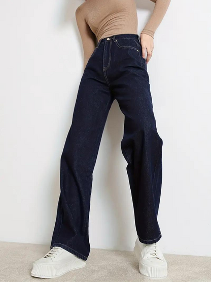 Baggy Jeans Dam med Löst Fit – Vintage-Inspirerade Denimjeans för Avslappnad Stil, Finns i Flera Färger, Storlek XS-2XL 5