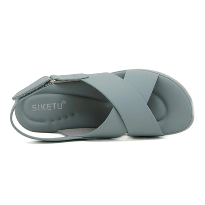 Herr Sandaler Justerbart Bälte Syntetiskt Material Komfortabel Design-3
