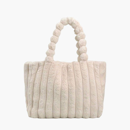 Variant image for Dam Axelväska Plysch Syntetisk Päls Rymlig Elegant Design-3