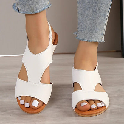 Kvinnors Platta Sandaler Lätta Hållbara Material 5