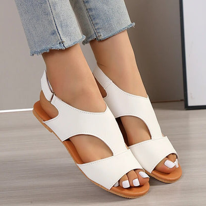 Kvinnors Platta Sandaler Lätta Hållbara Material 2