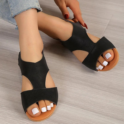 Kvinnors Platta Sandaler Lätta Hållbara Material 3