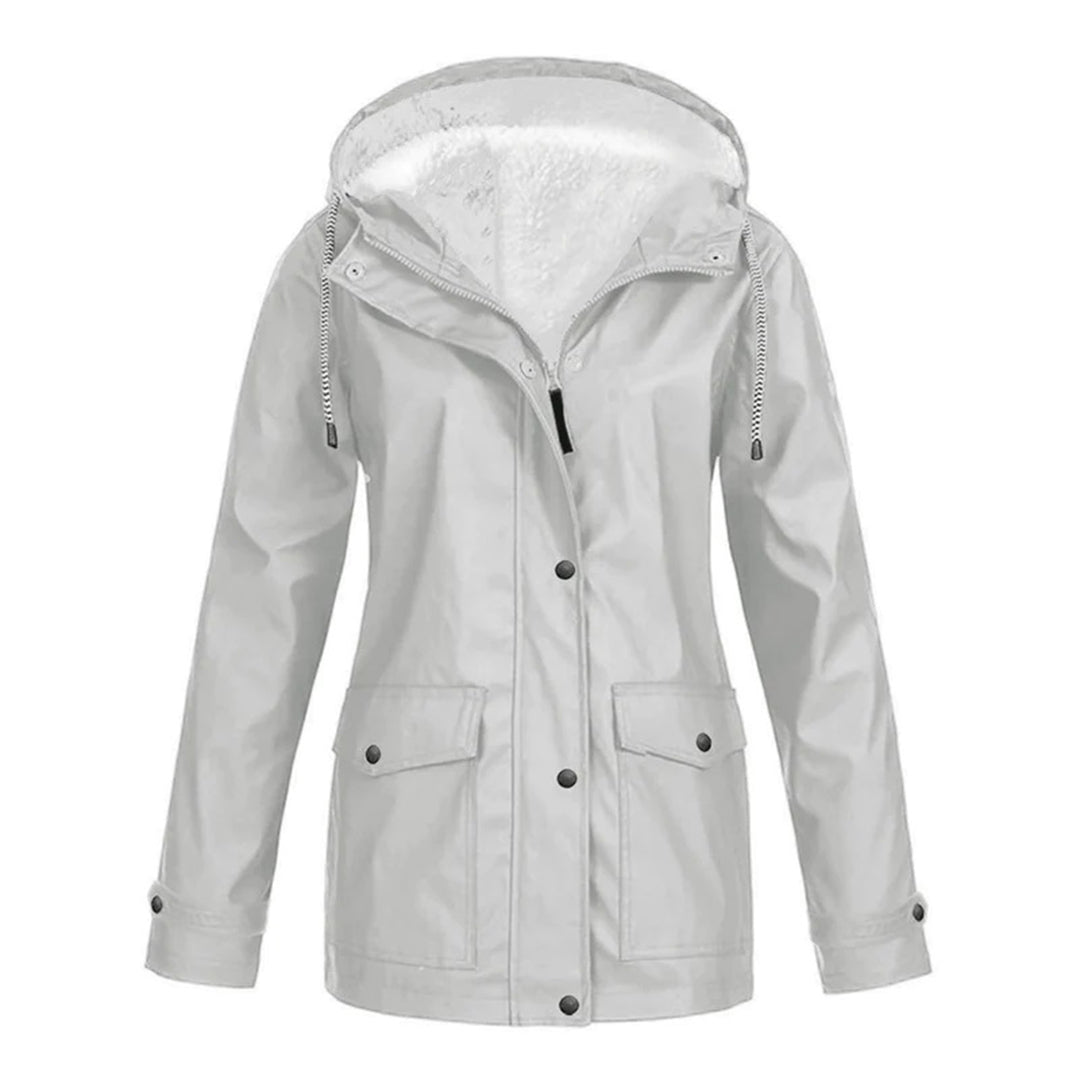 Variant image for Dam Fleecejacka Halvlång Vattenavvisande Fleece med Justerbar Passform-36