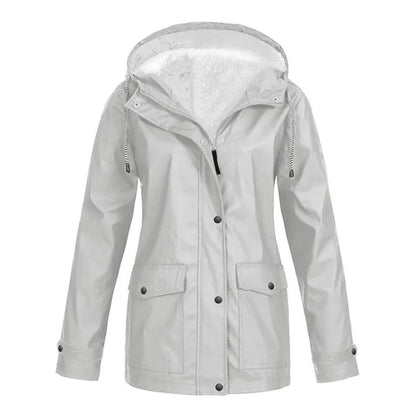 Variant image for Dam Fleecejacka Halvlång Vattenavvisande Fleece med Justerbar Passform-36