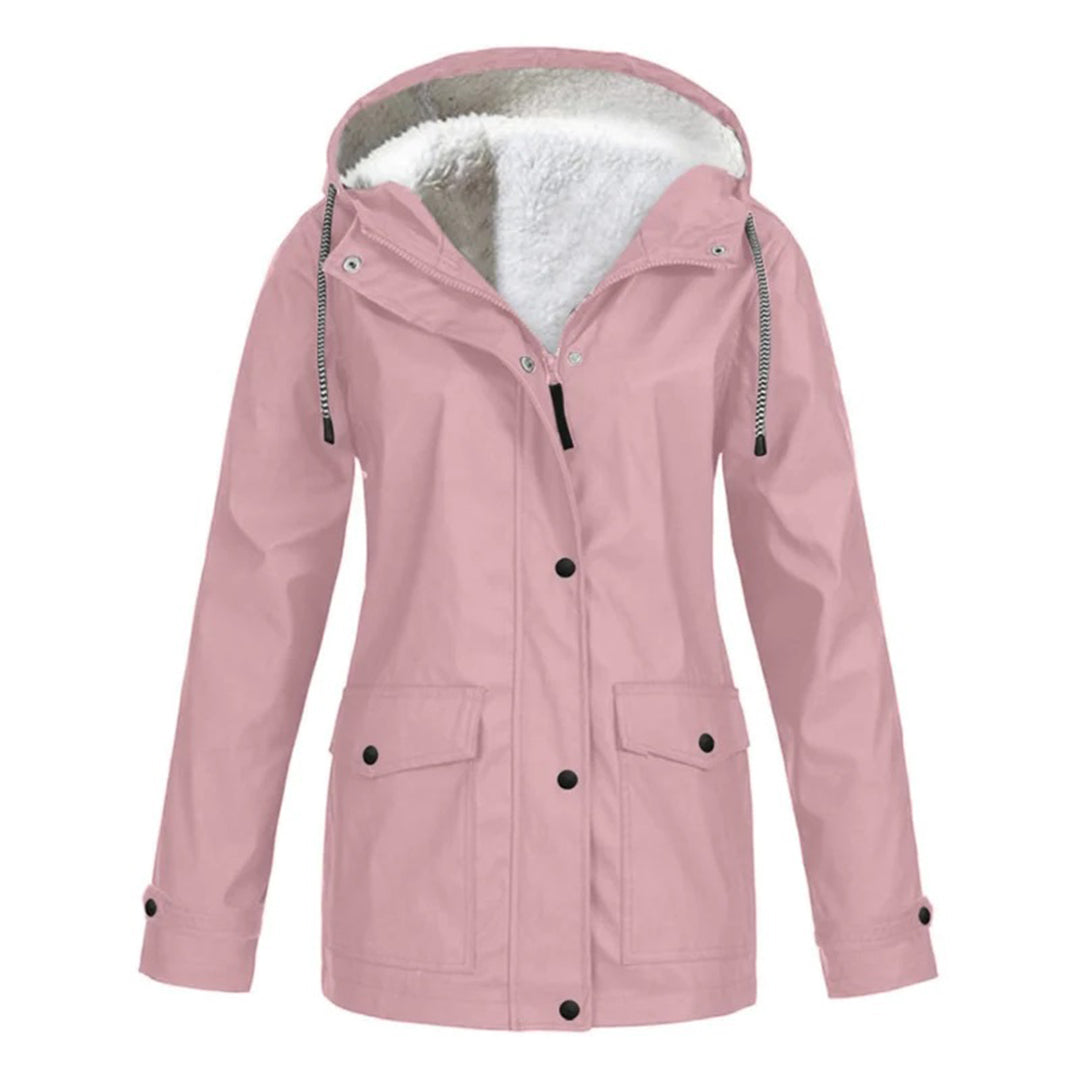 Variant image for Dam Fleecejacka Halvlång Vattenavvisande Fleece med Justerbar Passform-15