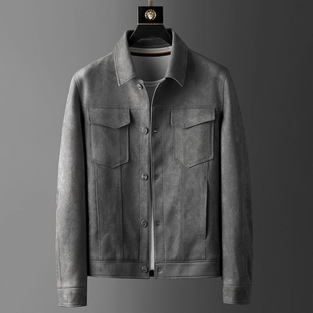 Herrjacka Modern Design Första Klass Material Mångsidig 8