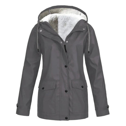 Variant image for Dam Fleecejacka Halvlång Vattenavvisande Fleece med Justerbar Passform-1