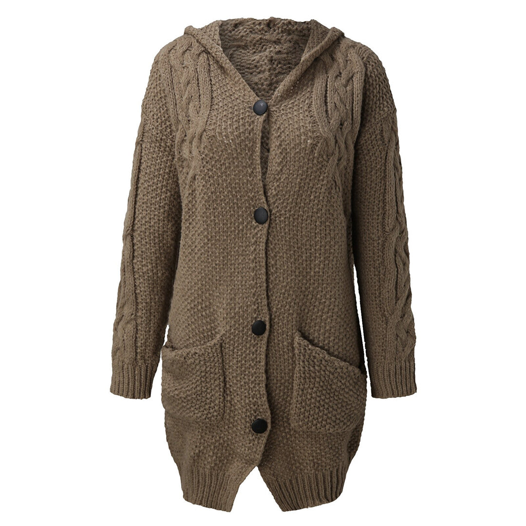 Dam Vintertröja Klassisk Ull Elegant Normal Passform-2