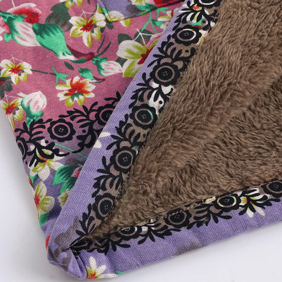 Stickad Dam Tröja Avslappnad Bomull Polyester-2