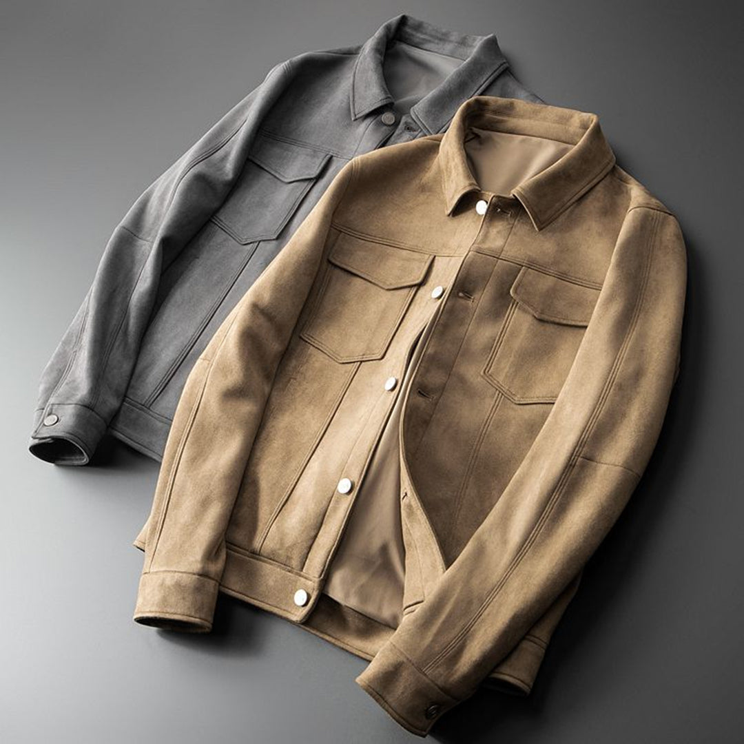 Herrjacka Modern Design Första Klass Material Mångsidig 5