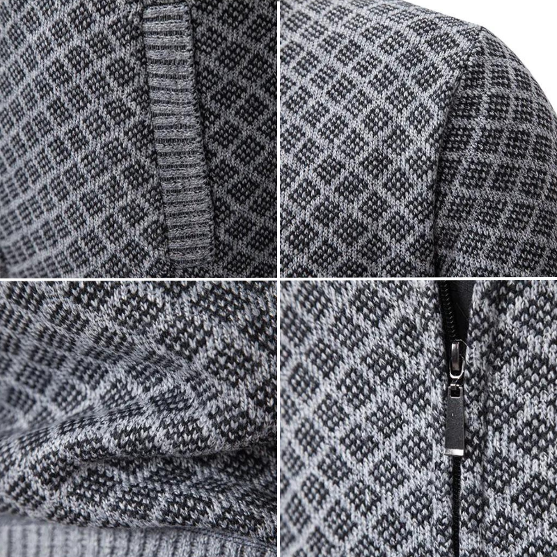 Herrjacka Slim Fit Modern Design Högkvalitativ Blandning-3