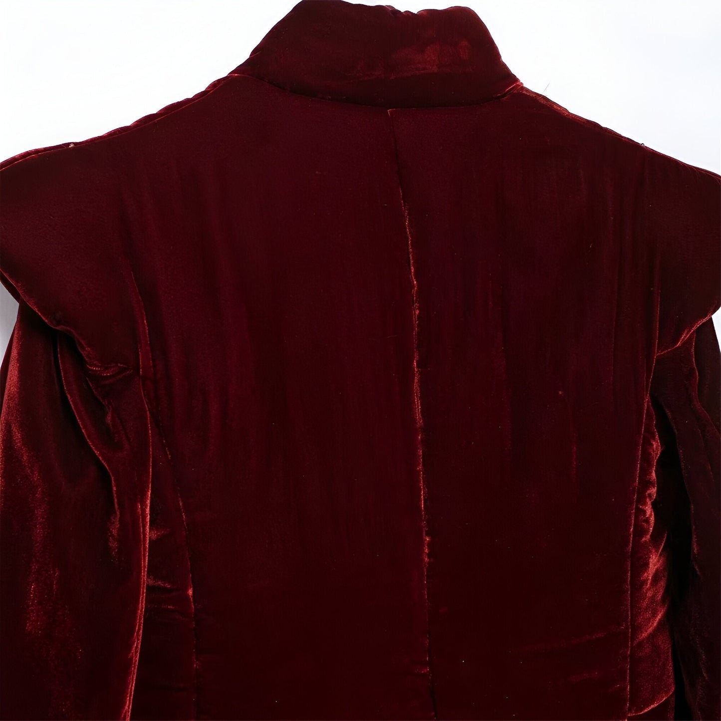 Damjacka Elegant Höst Vinter Strukturerad Polyester-4