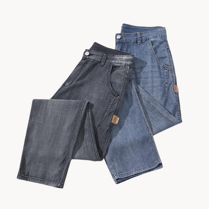 Herr Jeans Raka Snitt Stretch Denim-5