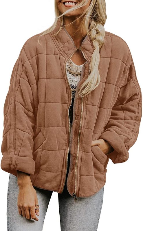 Variant image for Damjacka Sportig Fleece Varm och Bekväm Jacka för Dam-7