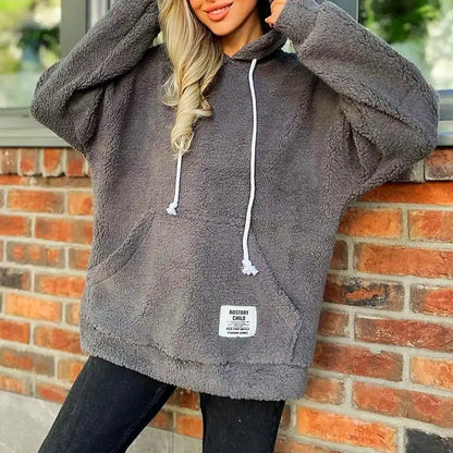 Variant image for Dam Hoodie Modern Plysch Design Mjuk och Trendig-17