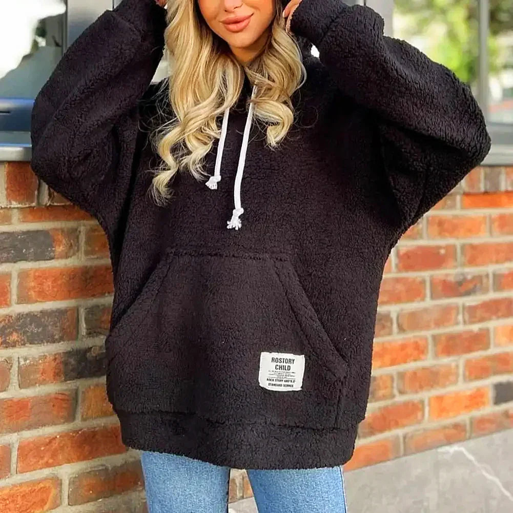 Variant image for Dam Hoodie Modern Plysch Design Mjuk och Trendig-5