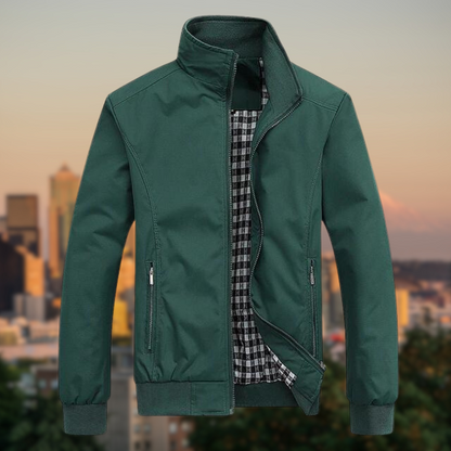 Herrjacka Bomber Modern Design Högkvalitativ Polyester och Bomull 8