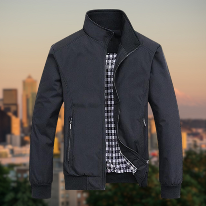 Herrjacka Bomber Modern Design Högkvalitativ Polyester och Bomull 2