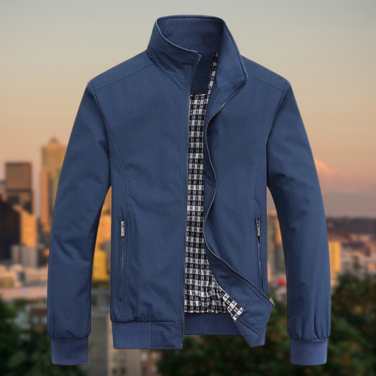 Herrjacka Bomber Modern Design Högkvalitativ Polyester och Bomull 1