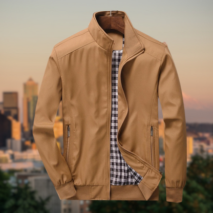 Herrjacka Bomber Modern Design Högkvalitativ Polyester och Bomull 10