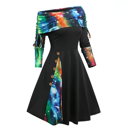 Variant image for Dam Klänning Utan Axel Lätt Material Chic Elegant-19