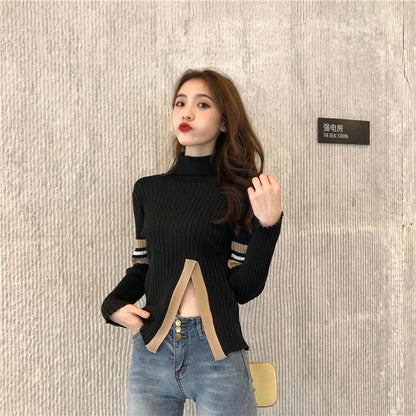 Variant image for Dam Stickad Tröja Patchwork Viskos Polyester-1