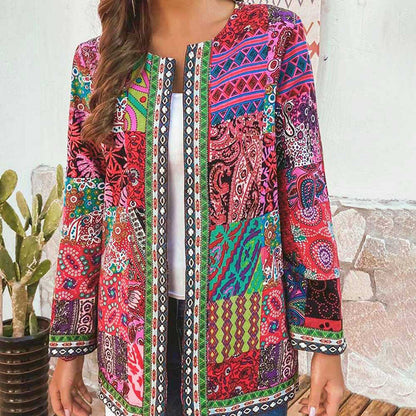 Damjacka Tidlös Design Polyester för Dam - Elegant och Mångsidig Jacka-2
