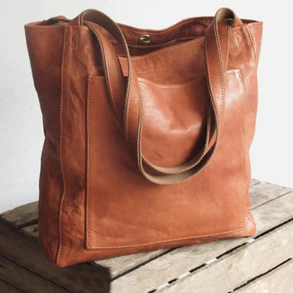 Damväska Modern Läder Mångsidig Design med Flera Fack-1