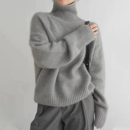 Variant image for Dam Turtleneck Tröja Mjuk Polyester Elegant Snitt-13