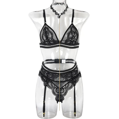 Damunderkläder Set Trådlös Sidenliknande Polyester Elegant Komfort-2