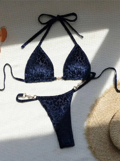 Variant image for Dams Bikini Leopardmönster Polyester Spandex-9