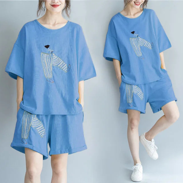 Variant image for Dam Kortärmad Blus Modern Design 100% Bomull-5