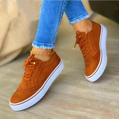Dam Sneakers Ortopedisk Design Andningsbart Material-3