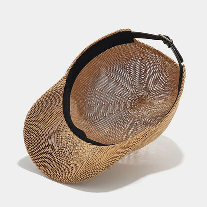 Dam Solhatt Elegant Vevda Fibrer UV-skydd 4