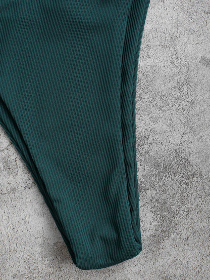 Dam T-shirt Normal Passform Ribbad 100% Bomull-4