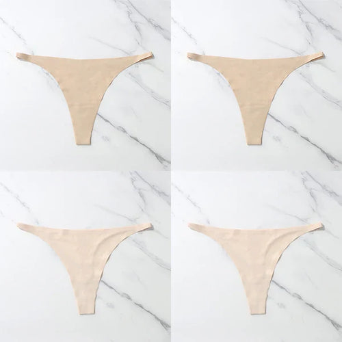 Dam Trosuppsättning G-strängar Mjuk Spandex Nylon-1