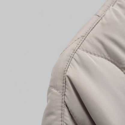 Dam Kappa Med Rund Halsringning Blixtlås Bomull Polyester 3