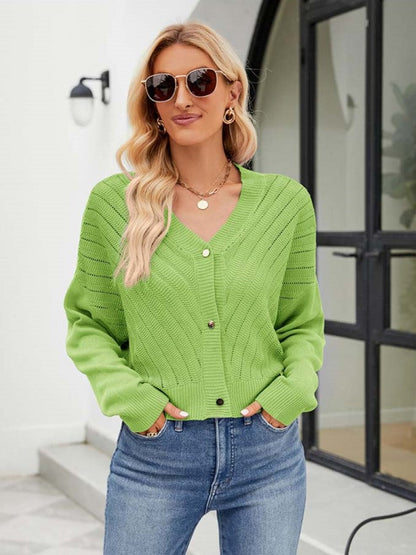 Variant image for Dam V-ringad Stickväst Mjuk Kvalitet-9