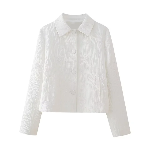 Dam Cardigan och Kjol Polyester Sommarkläder Elegant Normal Passform-6