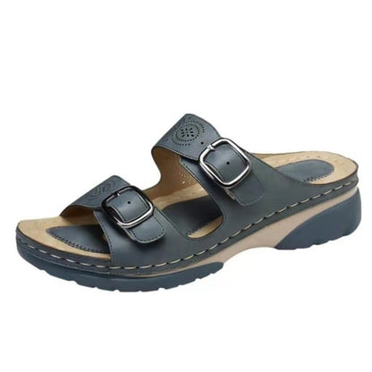 Dam Sandaler Ortopedisk Design Andningsbart Syntetmaterial-4