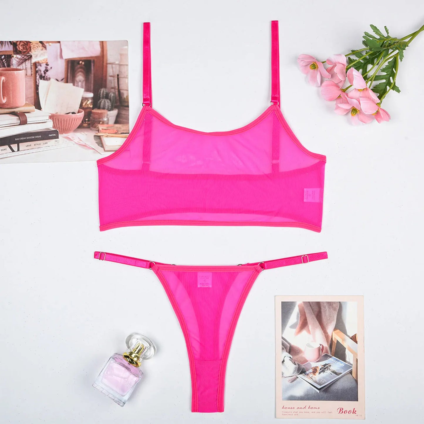 Variant image for Damunderkläder Set med Innovativ Design i Polyester och Spandex-4