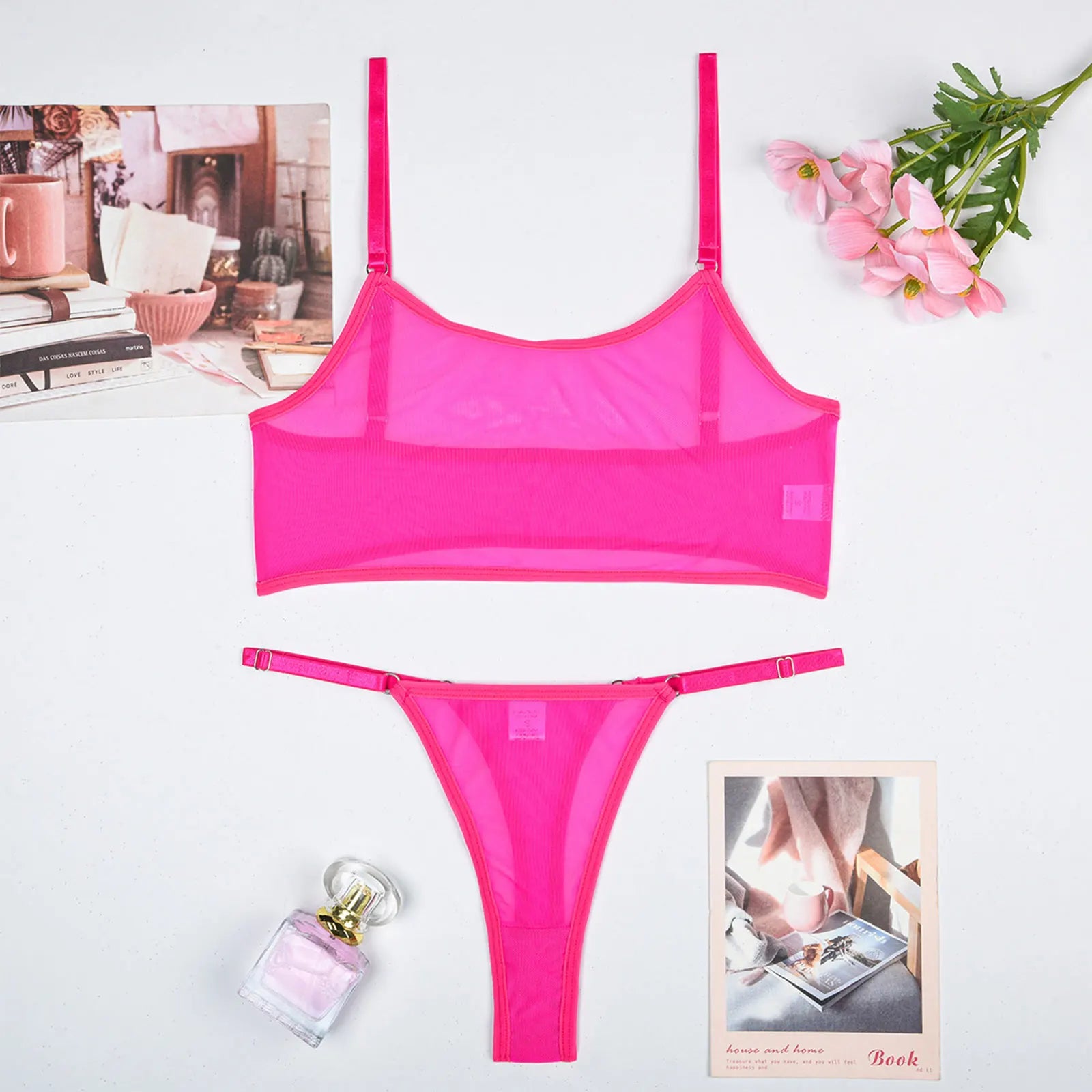 Variant image for Damunderkläder Set med Innovativ Design i Polyester och Spandex-4