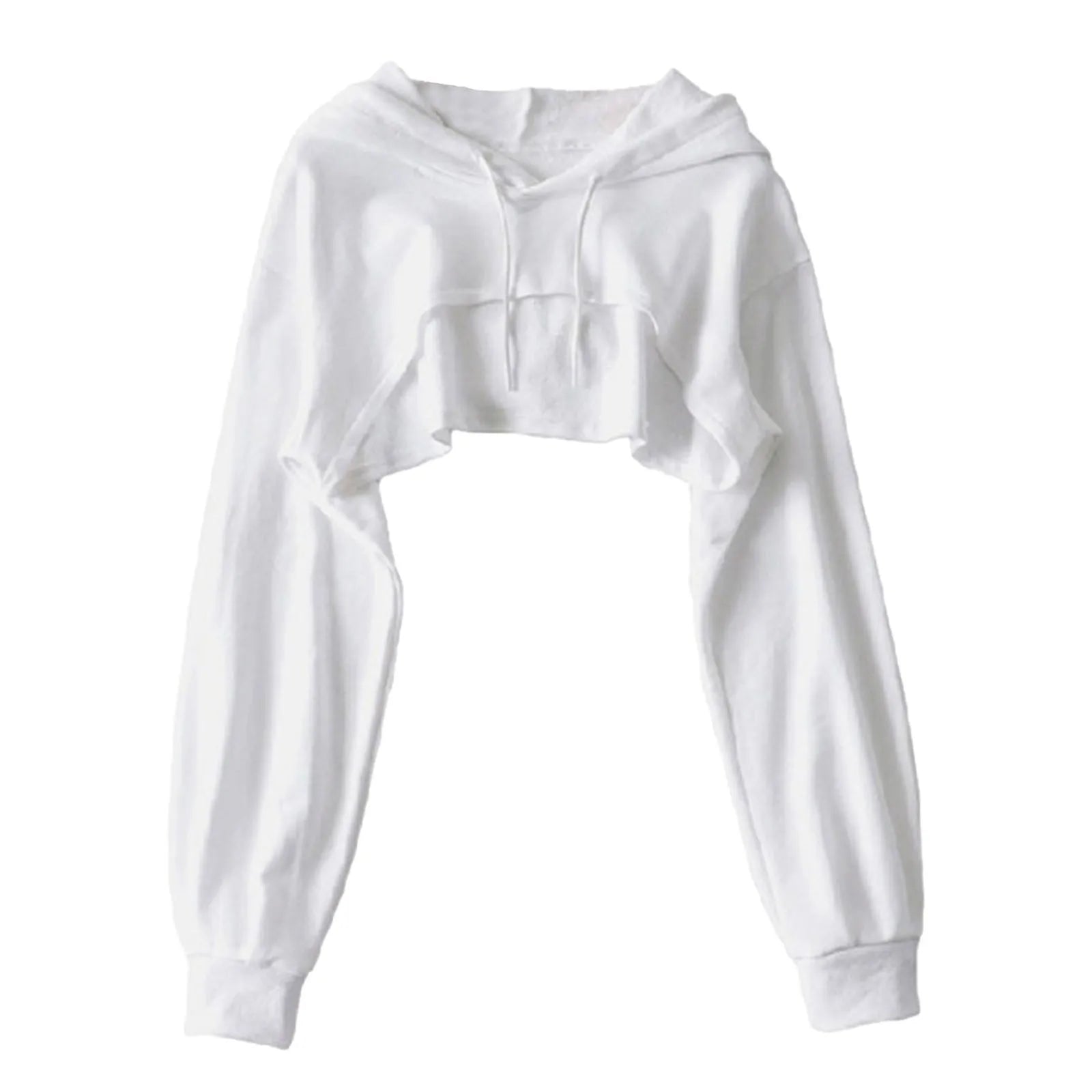 Dam Lång Hoodie Avslappnad 100% Bomull-5