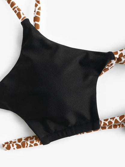 Festtoppar Dam Leopardmönstrad Normal Passform Polyester 3