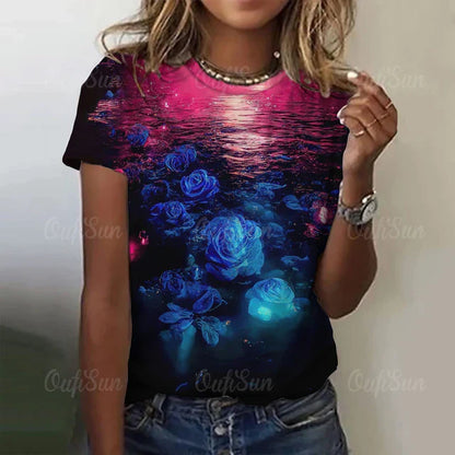 Variant image for Kort Klänning Dam Fräsch Design 100% Bomull-3