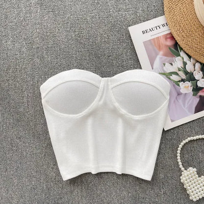 Variant image for Festtoppar Dam Bustier Kort Akryl med Blomma-1